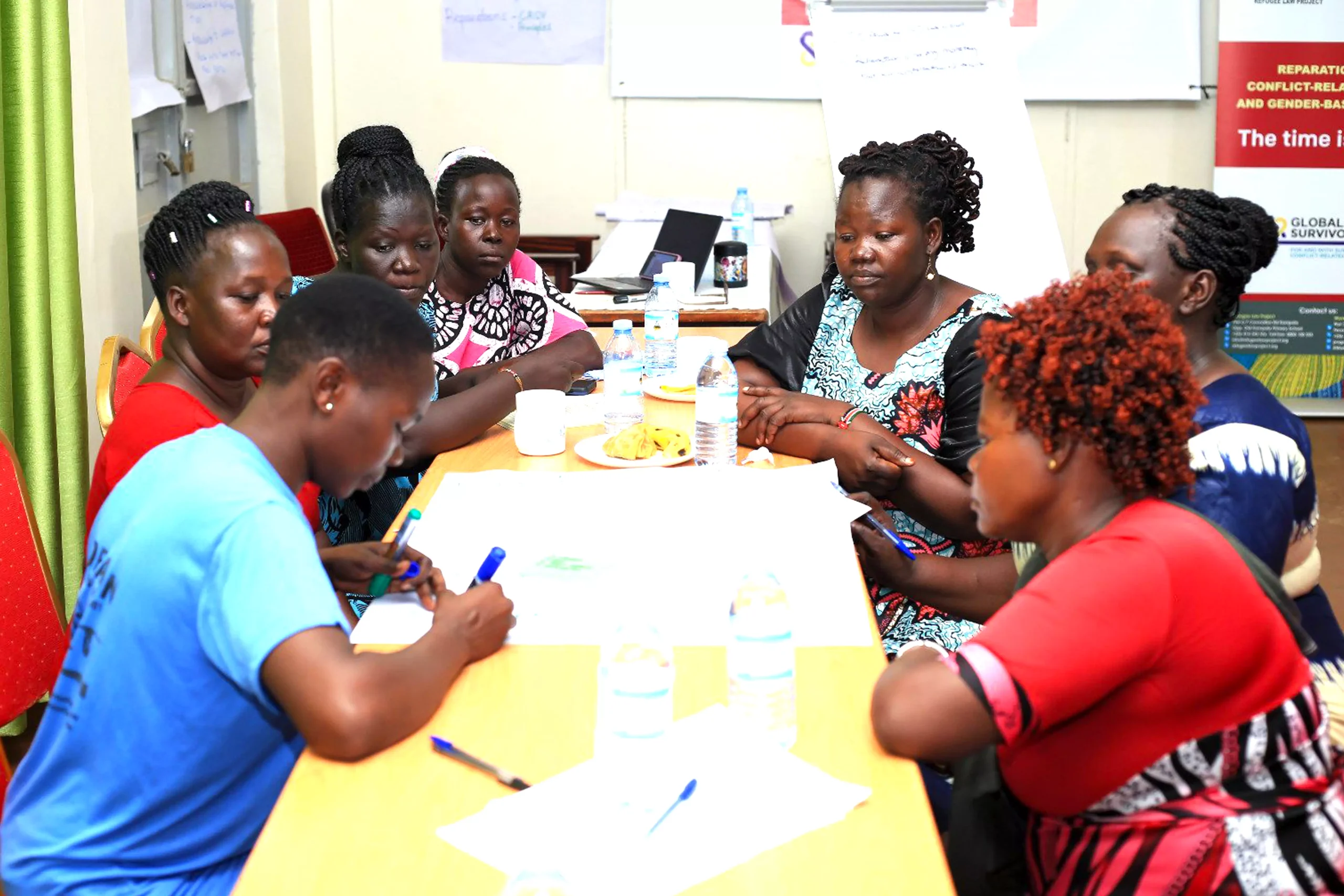 Group of grassroots women collaborating